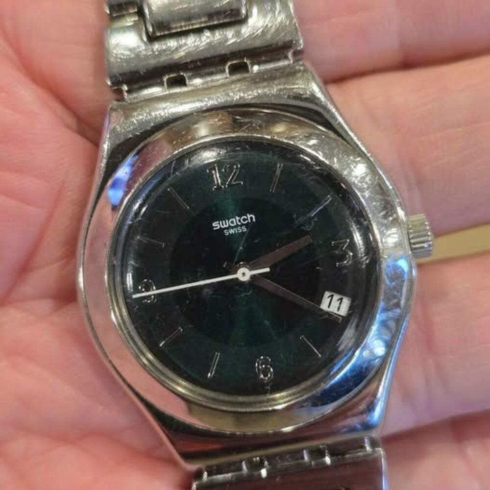 Swatch Irony 34mm Stainless Steel Watch